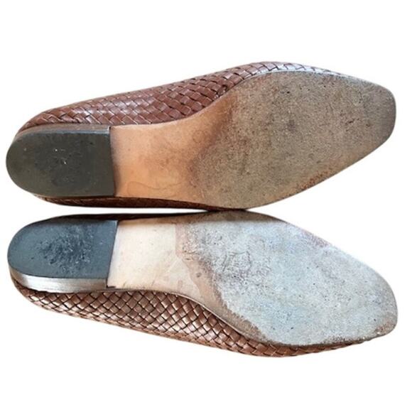 Sesto Meucci Deva Woven Leather Loafers Flats 8.5 M - Picture 9 of 10